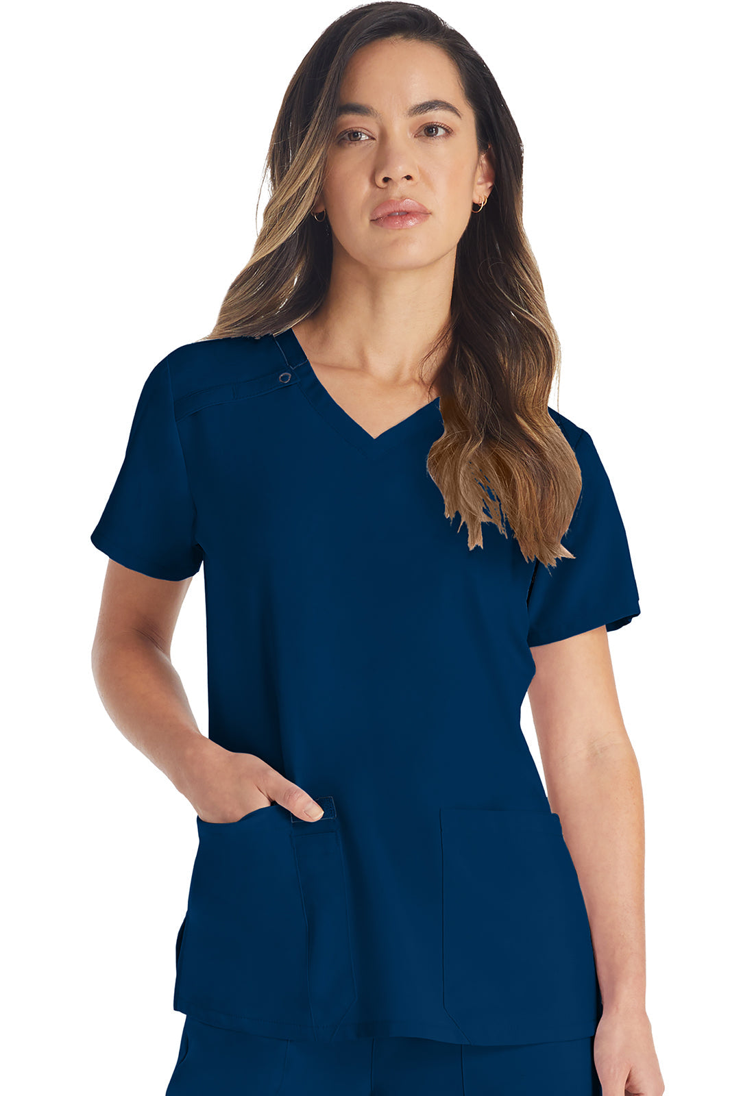Dickies EDS Essentials Women's V-Neck Scrub Top DK615 Metro Workwear.
