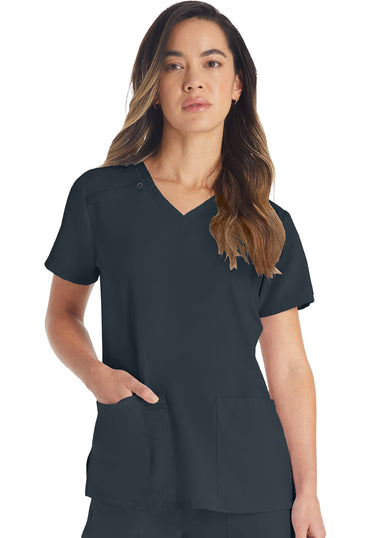 Dickies EDS Essentials Women's V-Neck Scrub Top DK615 Metro Workwear.