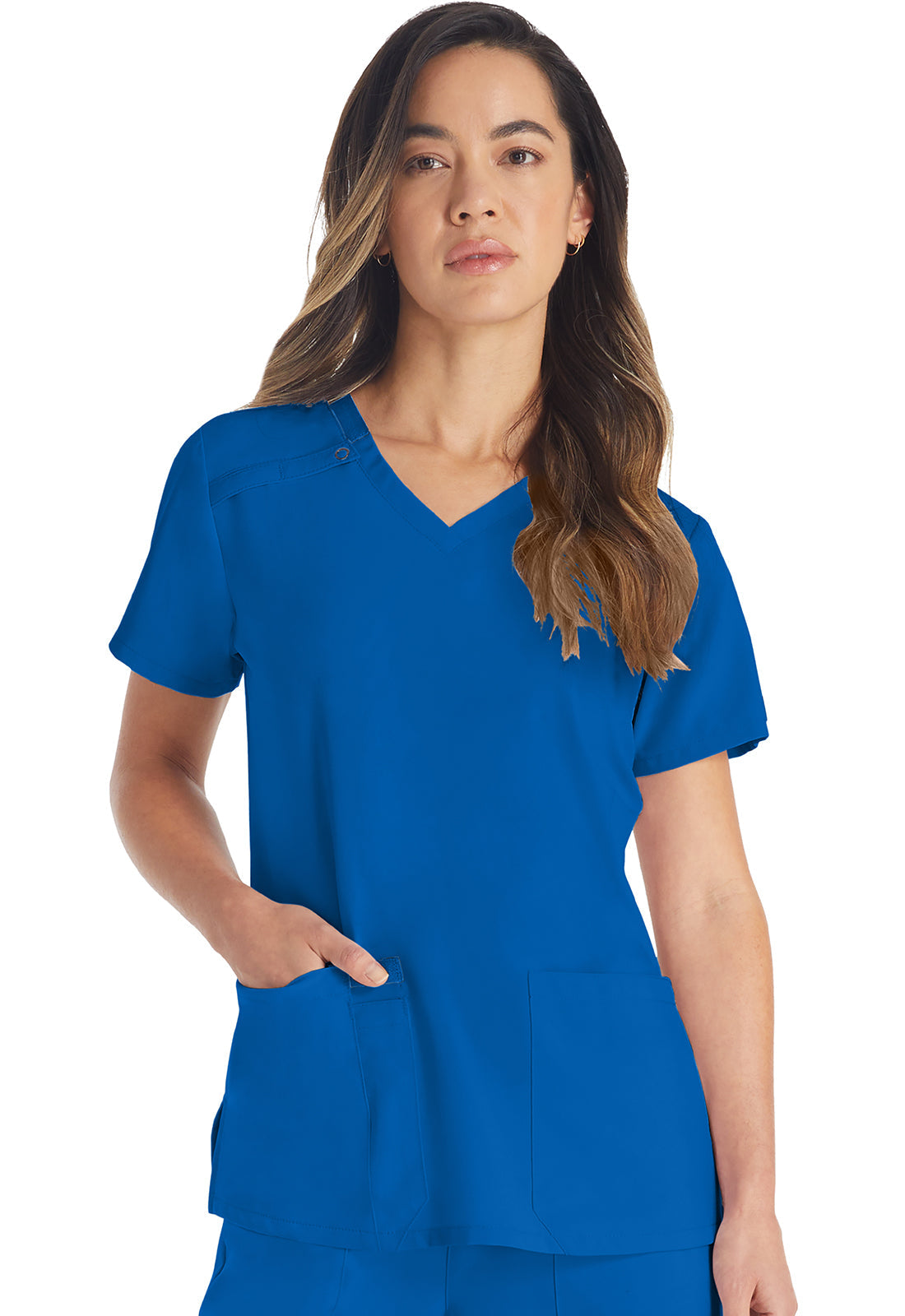 Dickies EDS Essentials Women's V-Neck Scrub Top DK615 Metro Workwear.