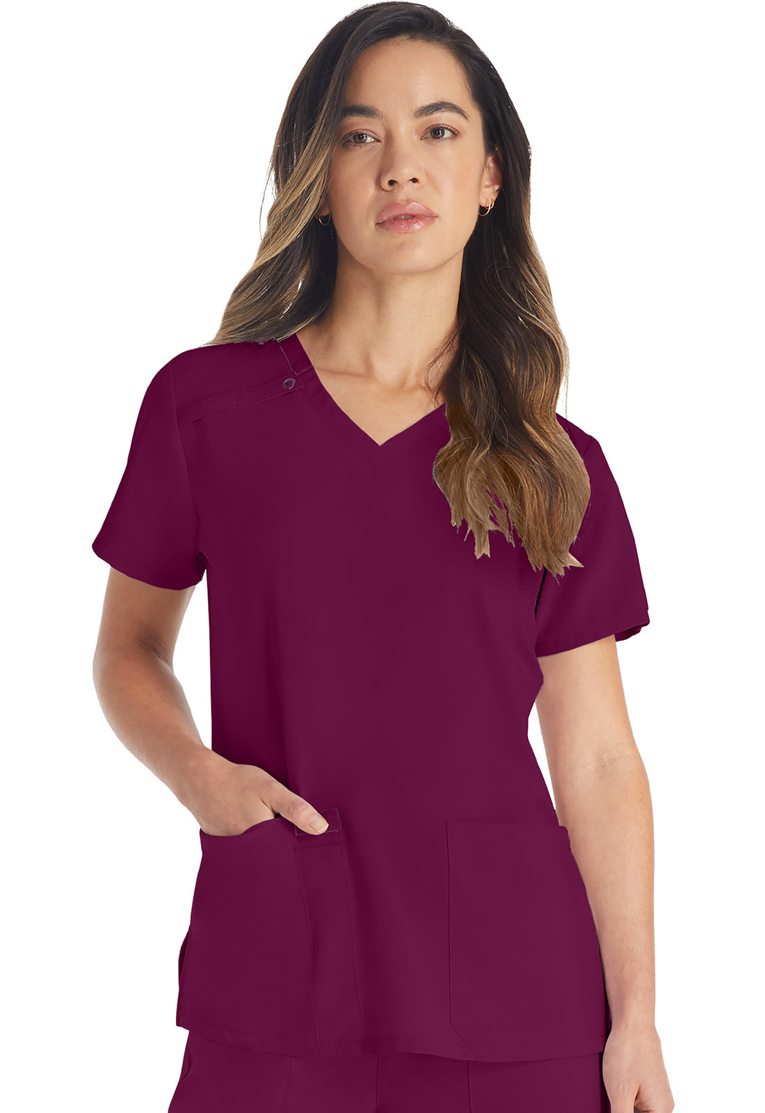 Dickies EDS Essentials Women's V-Neck Scrub Top DK615 Metro Workwear.