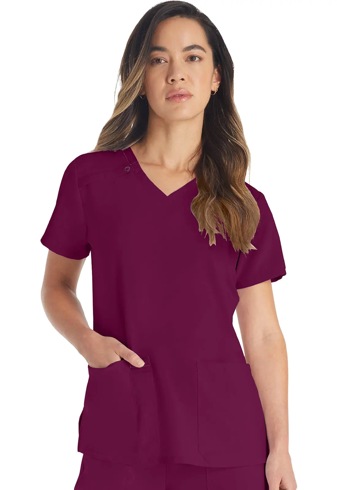 Dickies EDS Essentials Women's V-Neck Scrub Top DK615  Simply Scrubs Australia