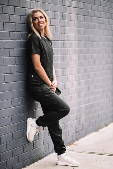 Softies Oxford Unisex (Men/Women) Premium Cargo Jogger Scrub Pant OP01