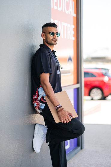 Pilbara Indigenous Men's Corporate Polo Shirt P01MS Metro Workwear.