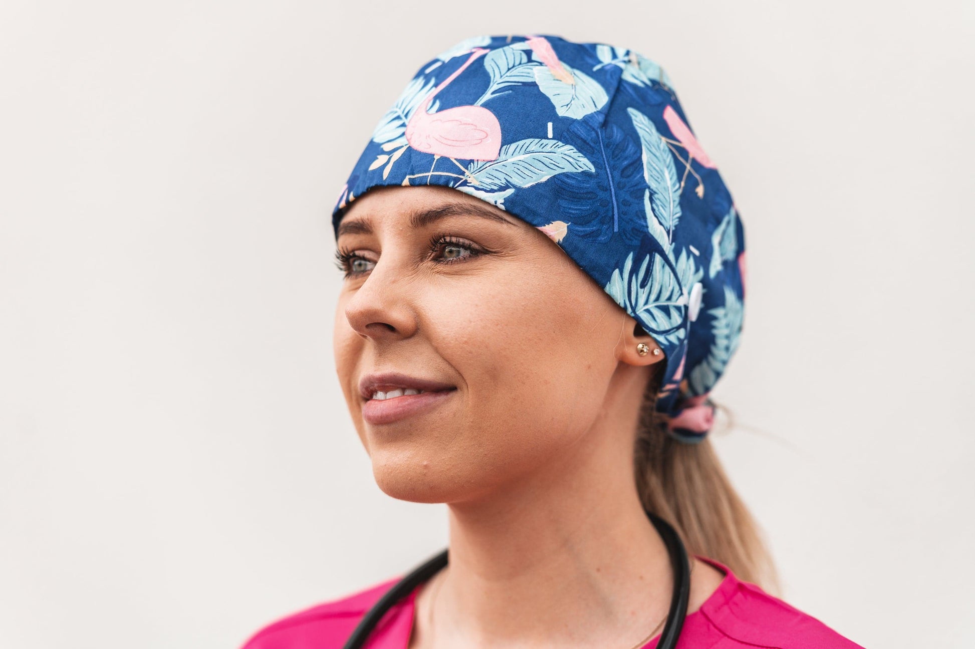 Printed Surgical Scrubs Cap/Surgical Hat SC0705 Metro Workwear.