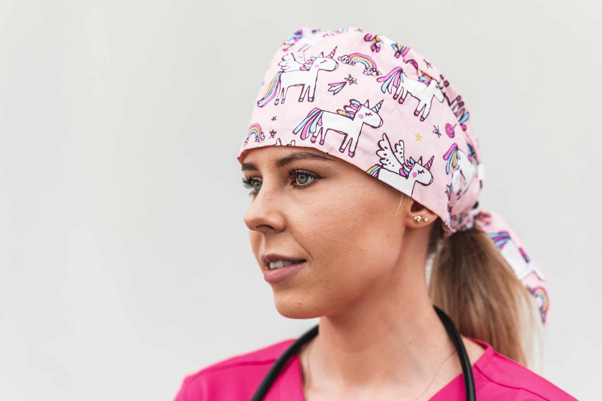 Printed Surgical Scrubs Cap/Surgical Hat SC0705 Metro Workwear.