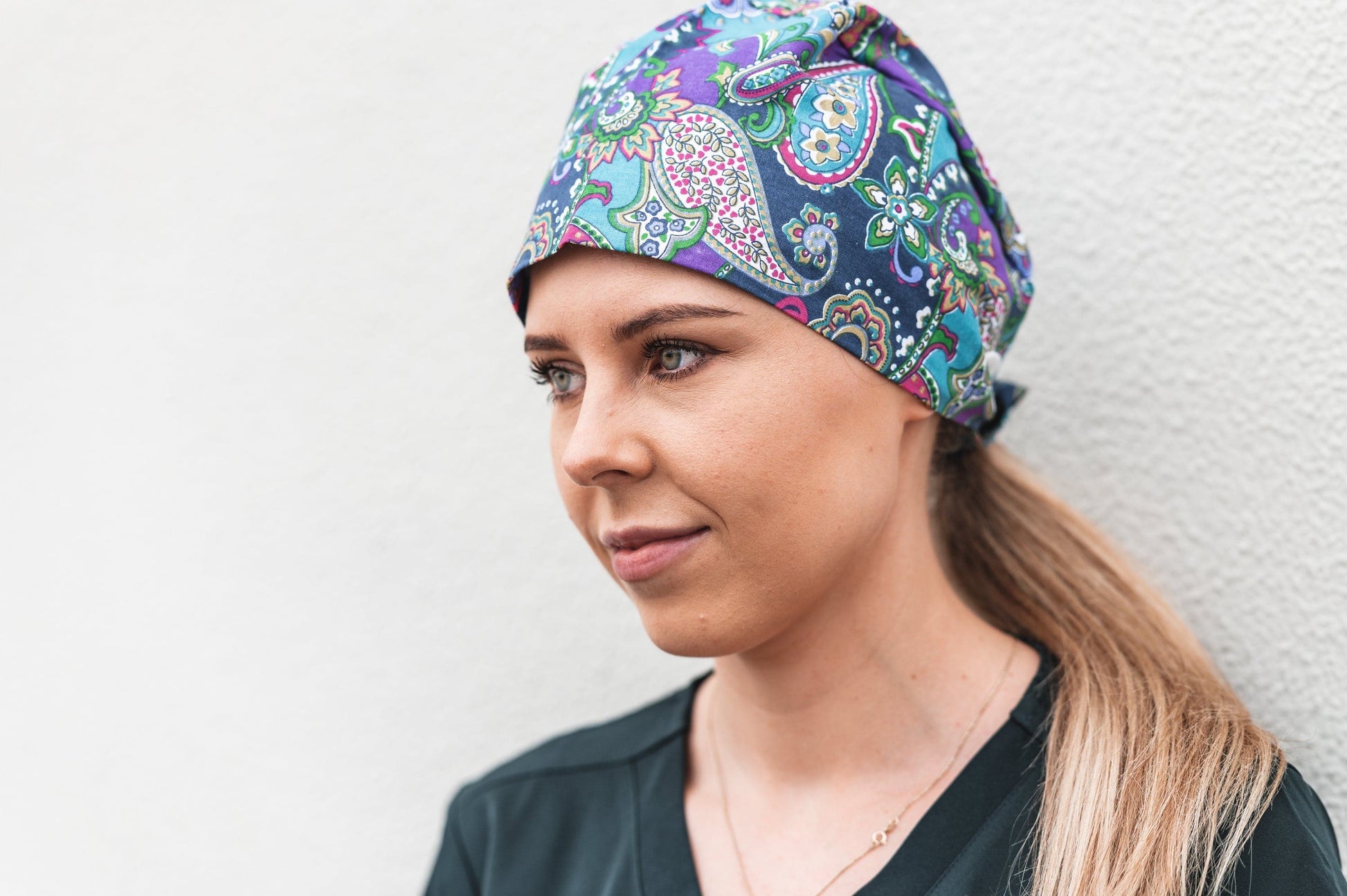 Printed Surgical Scrubs Cap/Surgical Hat SC0705 Metro Workwear.