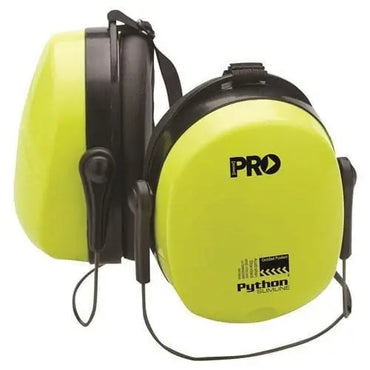 Pro Choice Python Earmuffs Hi-vis - Slim-fit, Neck Band - EMPYTNB Metro Workwear.