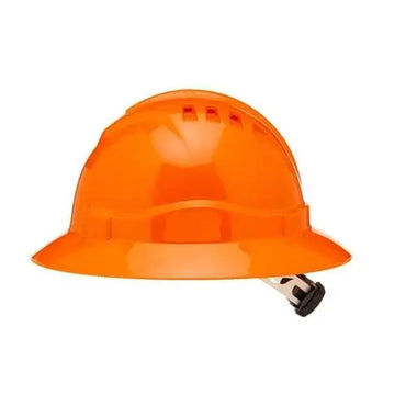 Pro Choice Hard Hat V6- Vented Full Brim, 6 Point Harness Ratchet Harness - HHV6FB Metro Workwear.