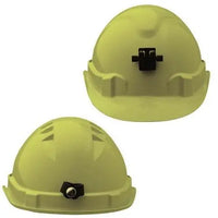 Pro Choice Hard Hat (V6) - Vented, 6 Point Push-lock Harness C/w Lamp Bracket X 20 - HHV6LB Metro Workwear.