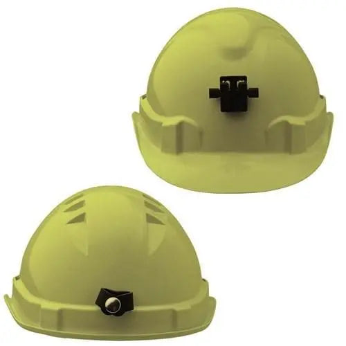Pro Choice Hard Hat (V6) - Vented, 6 Point Push-lock Harness C/w Lamp Bracket X 20 - HHV6LB Metro Workwear.