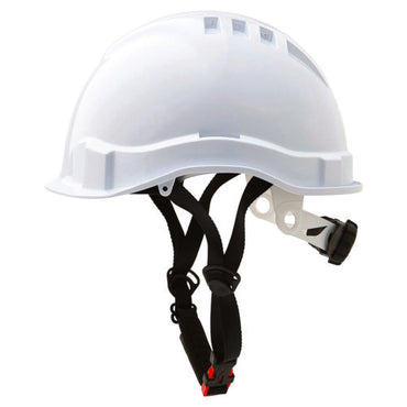 Pro Choice Airborne Hard Hat Vented Micro Peak, 6 Point Ratchet Harness - HHV6MP