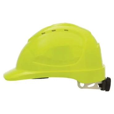 Pro Choice Hard Hat (V9) - Vented, 6 Point Rachet Harness, Type 2 Polycarbonate - HHV92 Metro Workwear.
