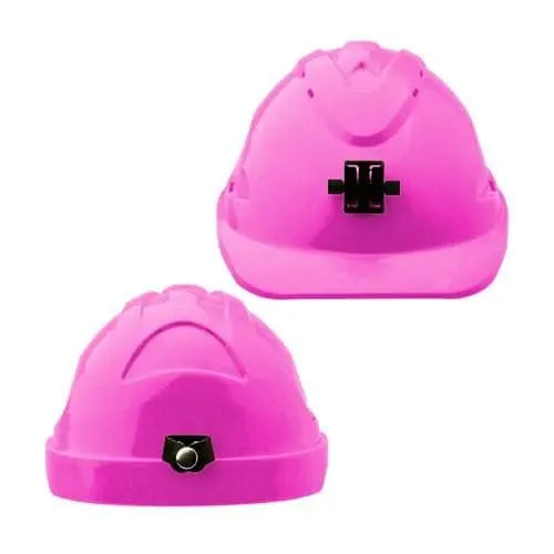 Pro Choice Hard Hat (V9) - Vented, 6 Point Push-lock Harness C/w Lamp Bracket X 20 - HHV9LB Metro Workwear.