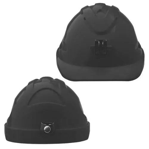 Pro Choice Hard Hat (V9) - Vented, 6 Point Push-lock Harness C/w Lamp Bracket X 20 - HHV9RLB Metro Workwear.