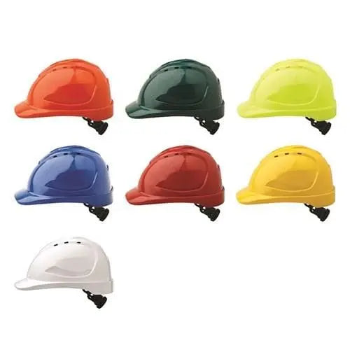 Pro Choice Hard Hat (V9) - Vented, 6 Point Ratchet Harness  - HHV9R Metro Workwear.