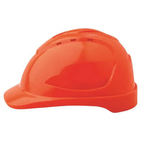 Pro Choice Hard Hat Vented 6 Point Push Lock Harness - HHV9 PPE Pro Choice FLURO ORANGE  