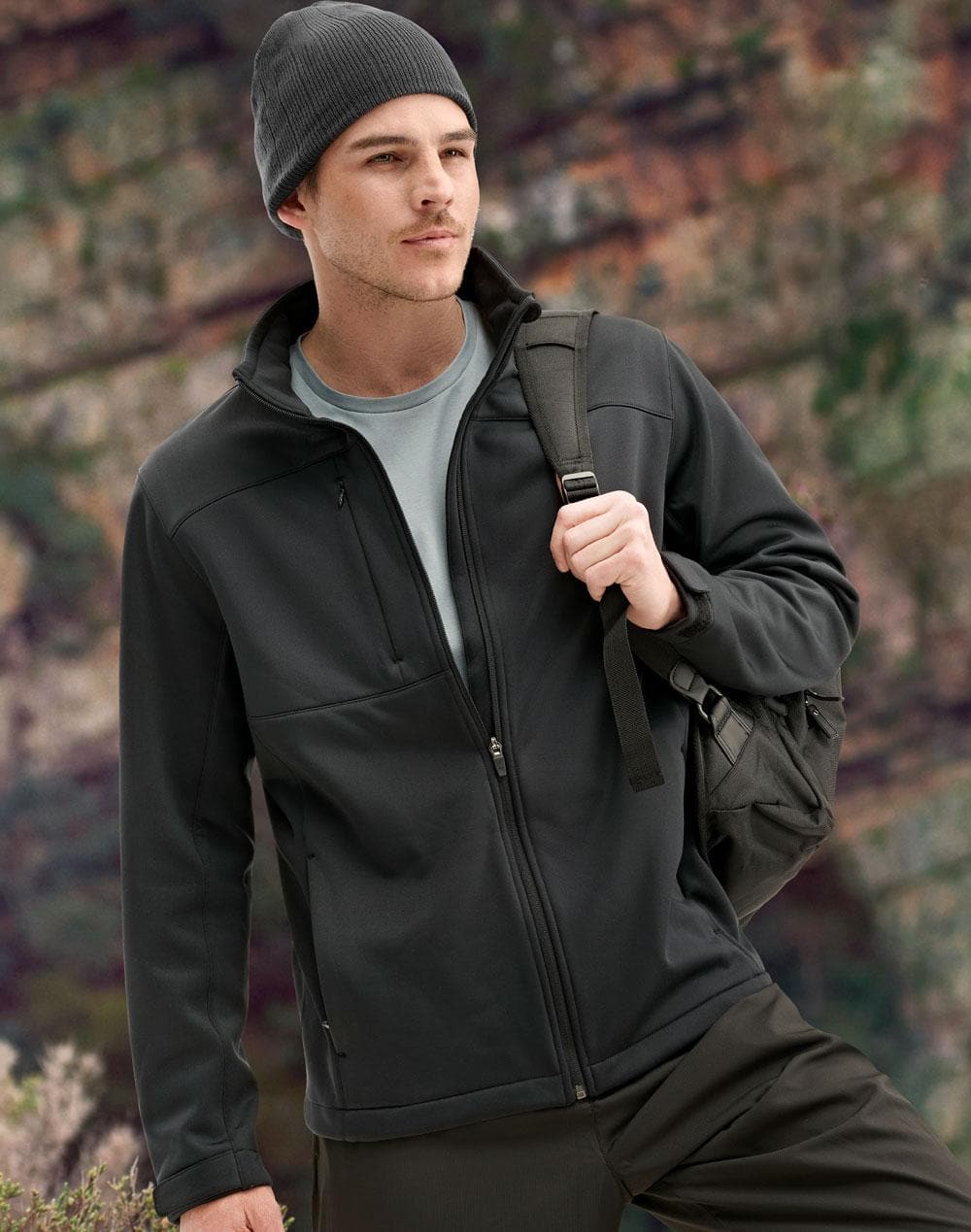 Winning Spirit Men's Sustainable Softshell Corporate Jacket JK63 Metro Workwear.