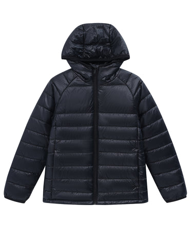 Winning Spirit Sustainable Lightweight Hooded Puffer Jacket JK67  