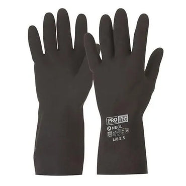 Pro Choice Black Neoprene Heavy Duty Glove Length 33cm X12 - NEO Metro Workwear.
