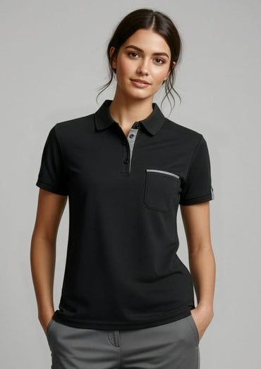 Biz Collection Women’s Edge Polo P305LS