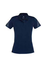 Biz Collection Women's Razor Polo Shirt P405LS