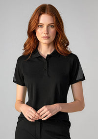 Biz Collection Women's Razor Polo Shirt P405LS