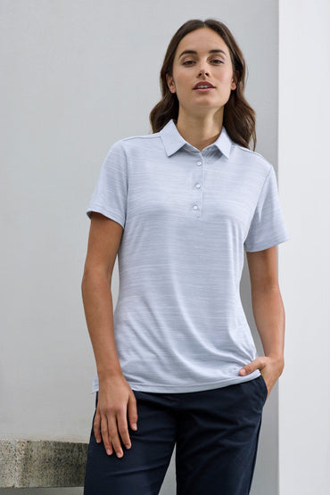 Biz Collection Women's Orbit Polo Shirt P410LS Metro Workwear.