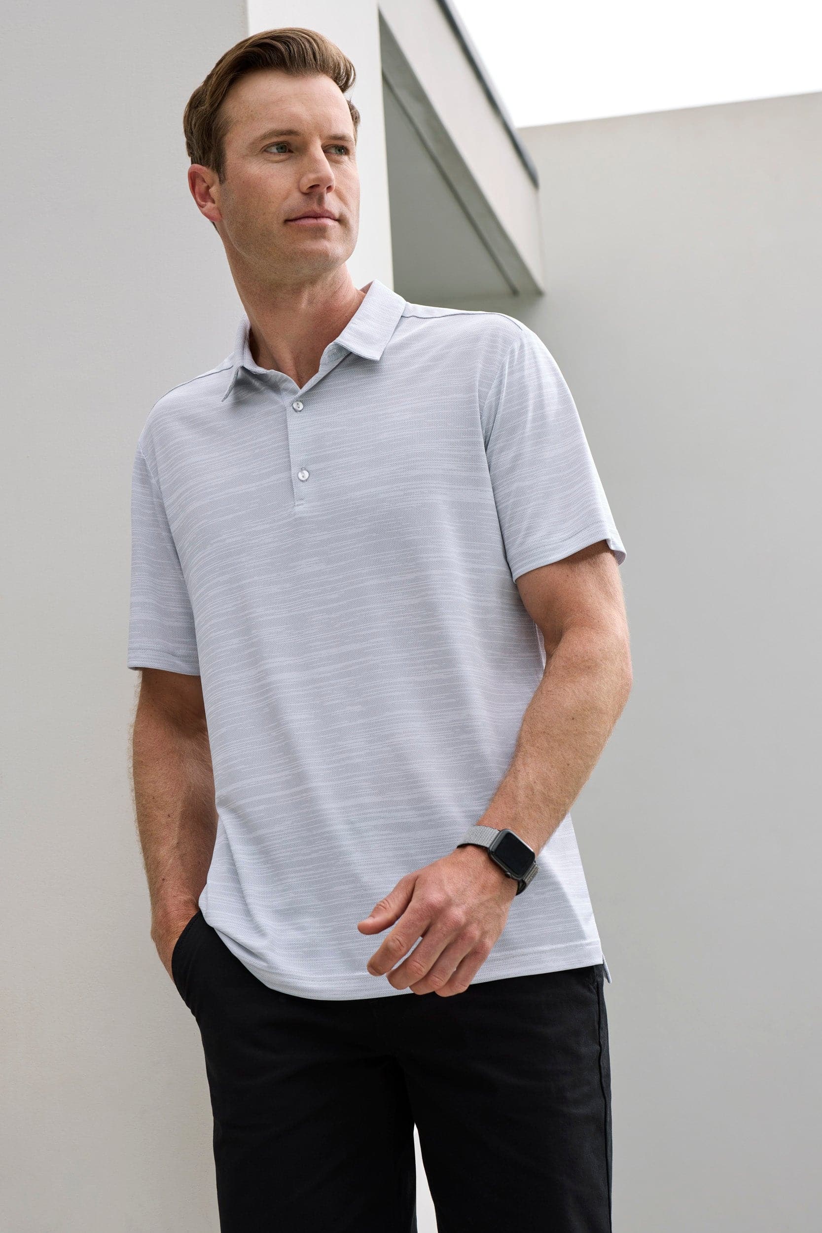Biz Collection Men's Orbit Short Sleeve Polo Shirt P410MS Metro Workwear.