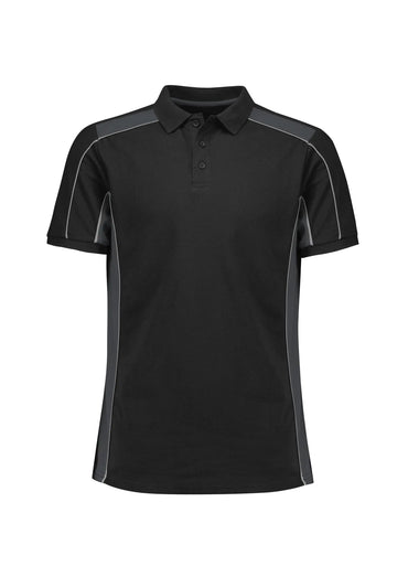 Biz Collection Unisex Grid Moto Polo Shirt P413US Metro Workwear.