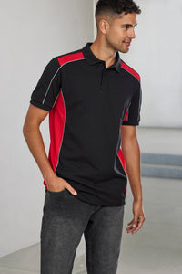 Biz Collection Unisex Grid Moto Polo Shirt P413US Metro Workwear.