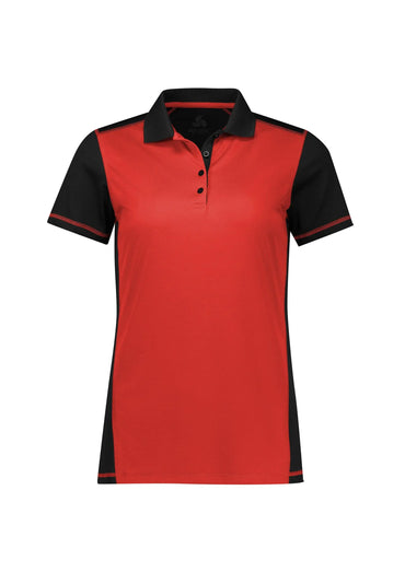 Biz Collection Womens Dart Contrast Polo Shirt P419LS Metro Workwear.