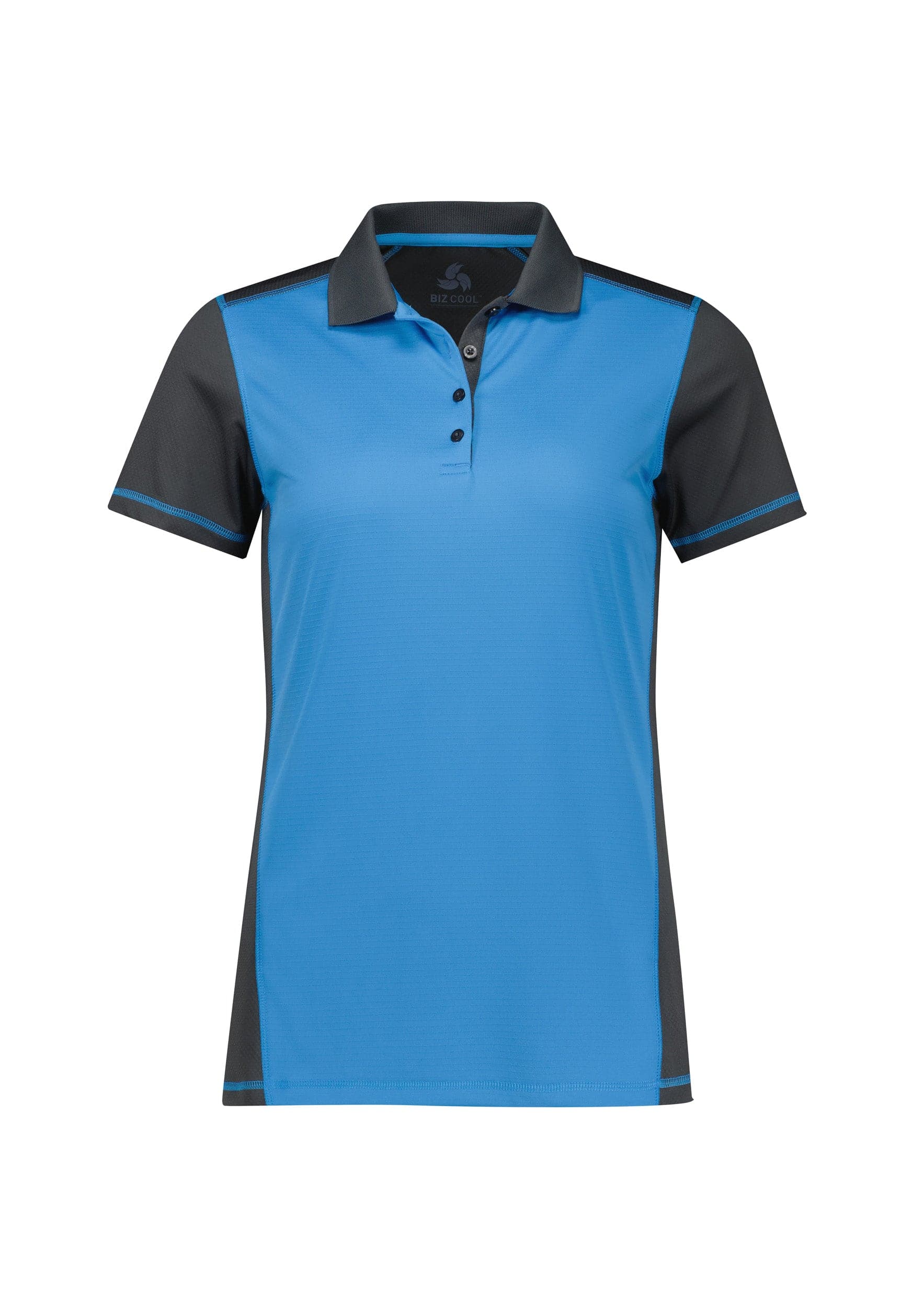 Biz Collection Womens Dart Contrast Polo Shirt P419LS Metro Workwear.
