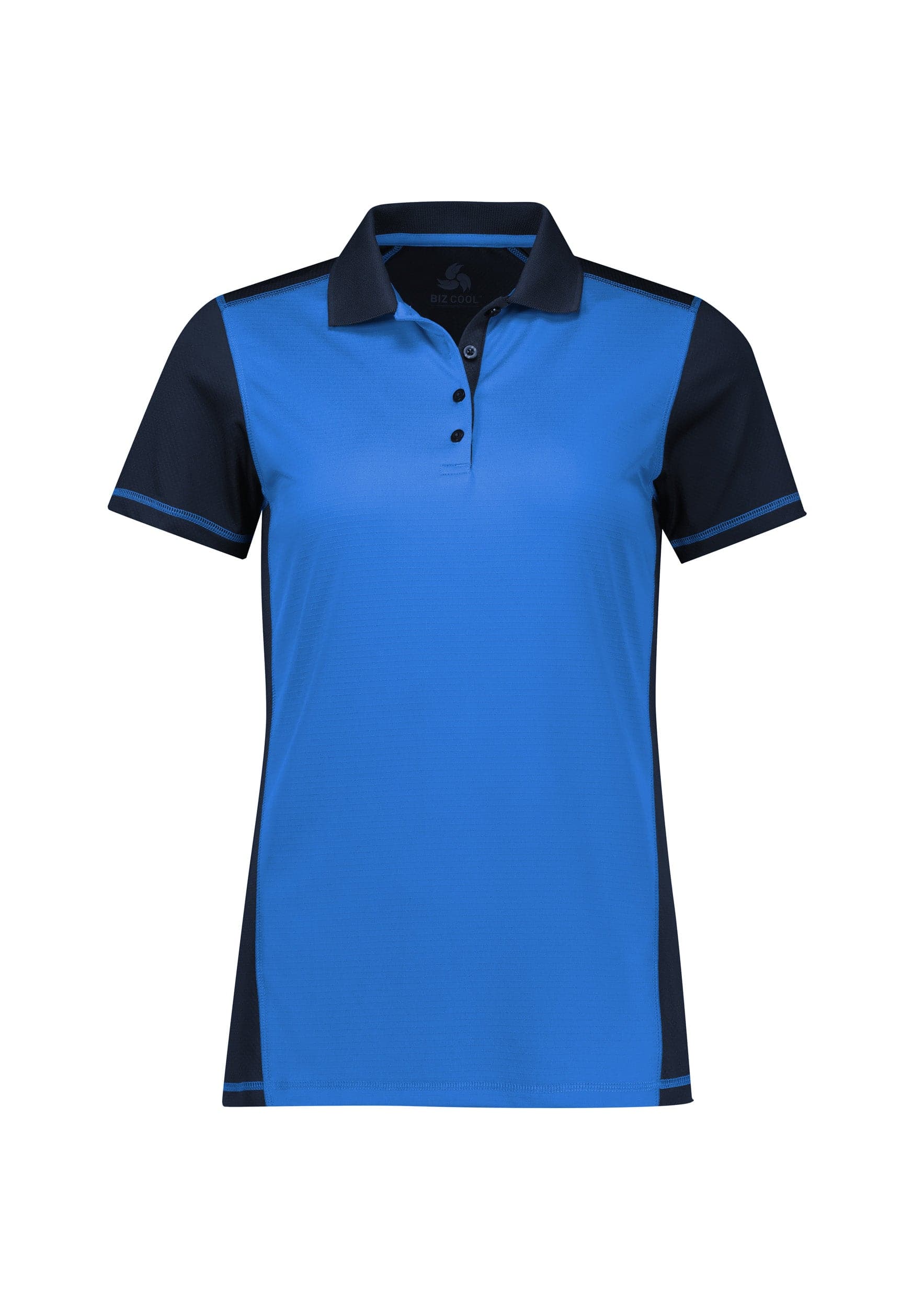 Biz Collection Womens Dart Contrast Polo Shirt P419LS Metro Workwear.