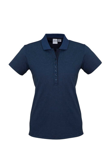 Biz Collection Women’s Shadow Polo Shirt P501LS