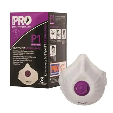 Pro Choice Respirator P1, With Valve - PC315 Metro Workwear.