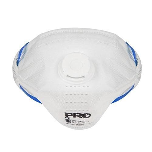Pro Choice Horizontal Flat Fold Respirator P2, With Valve - PC5025 Metro Workwear.