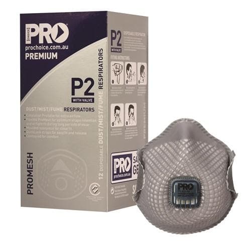 Pro Choice Pro-mesh Respirator P2, With Valve - PC822 Metro Workwear.