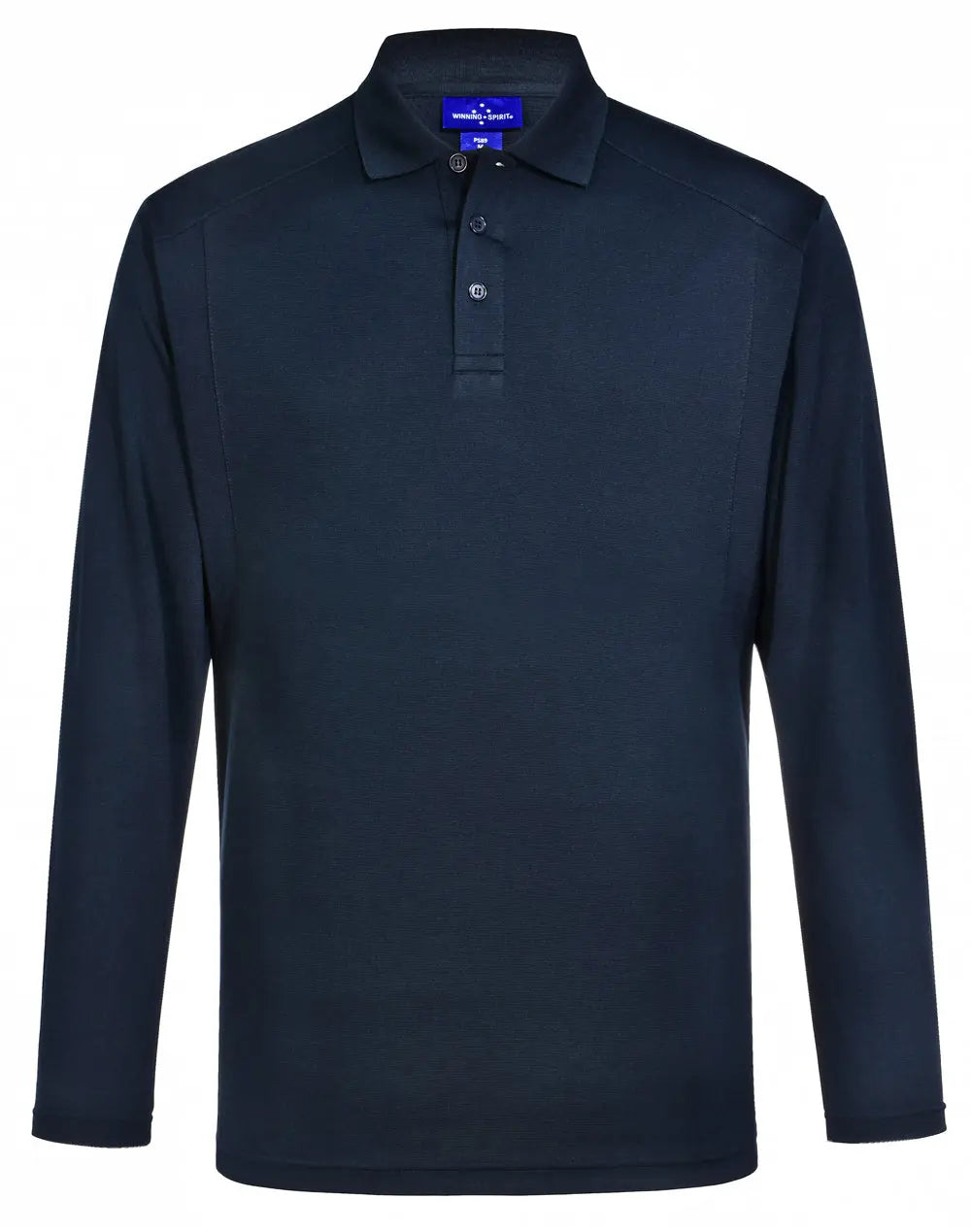 Mens Bamboo Charcoal Eco Fabric Long Sleeve Polo PS89 Metro Workwear.