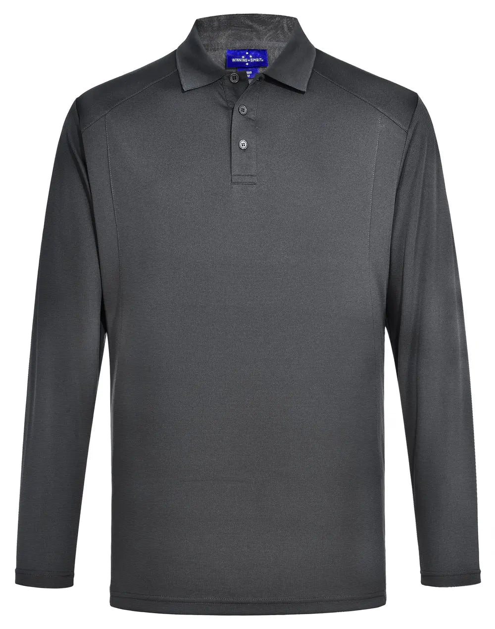 Mens Bamboo Charcoal Eco Fabric Long Sleeve Polo PS89 Metro Workwear.