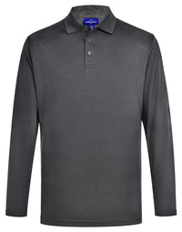 Men's Bamboo Charcoal Eco Fabric Long Sleeve Polo PS89