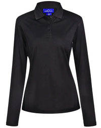 Women's Bamboo Charcoal Eco Fabric Long Sleeve Polo PS90
