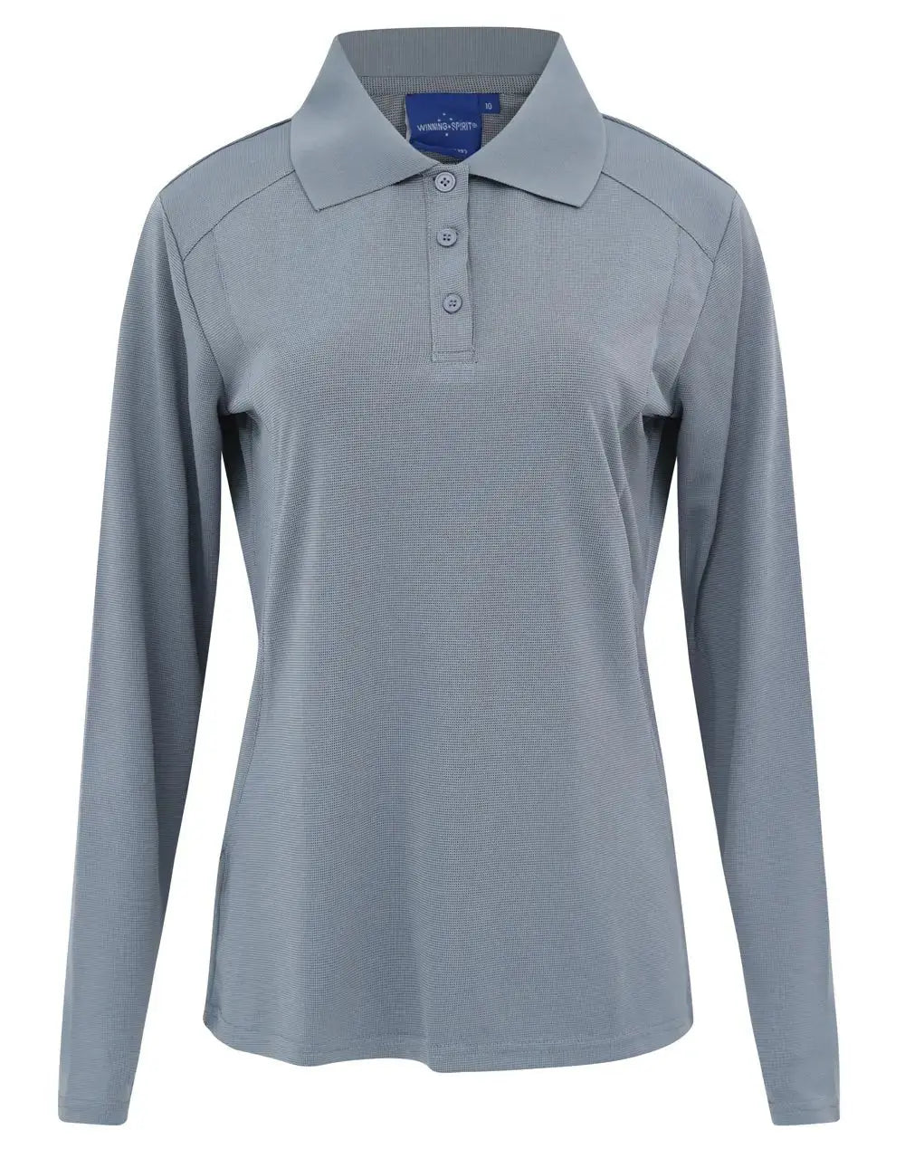 Women's Bamboo Charcoal Eco Fabric Long Sleeve Polo PS90 Winning Spirit