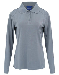 Women's Bamboo Charcoal Eco Fabric Long Sleeve Polo PS90