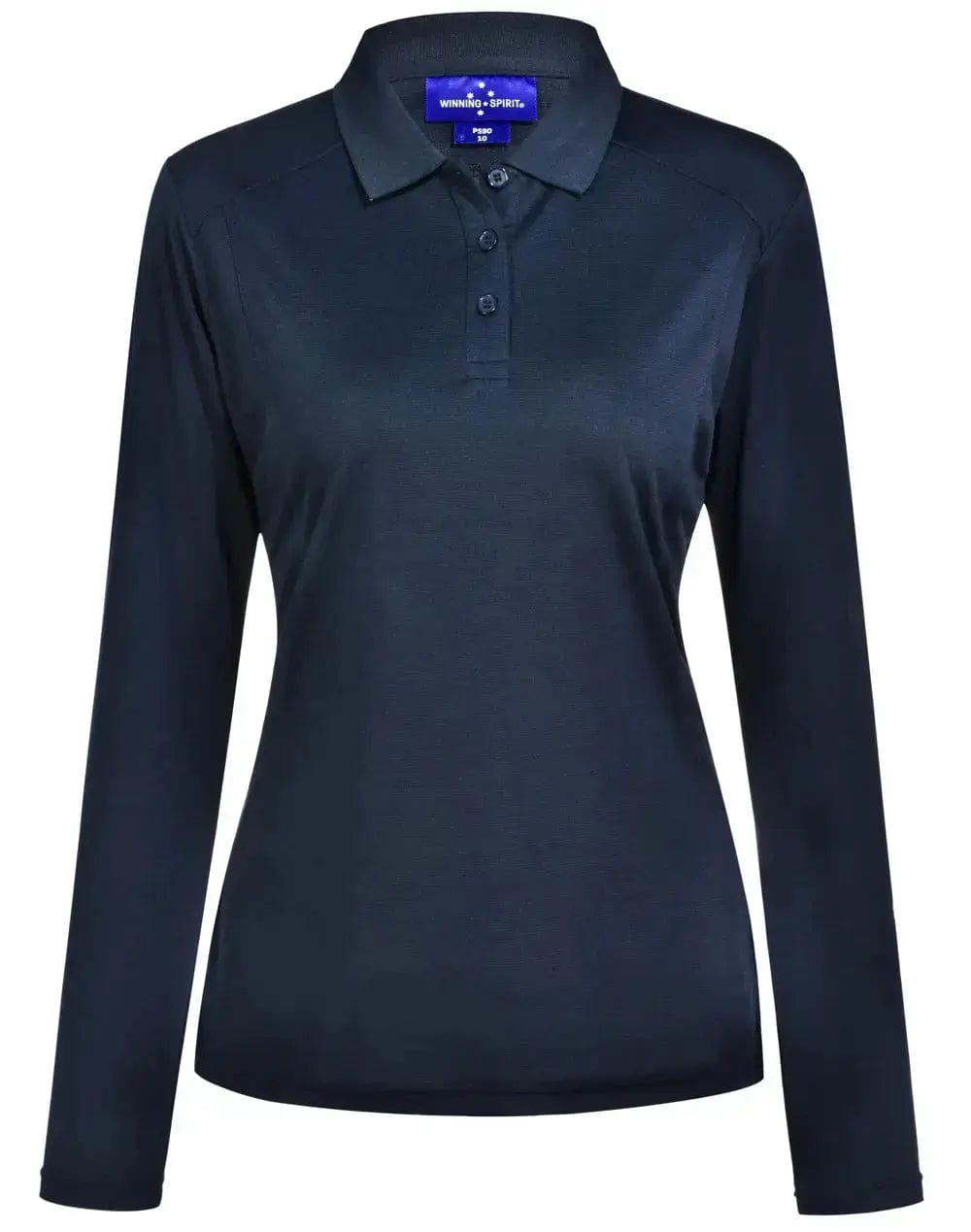 Women's Bamboo Charcoal Eco Fabric Long Sleeve Polo PS90