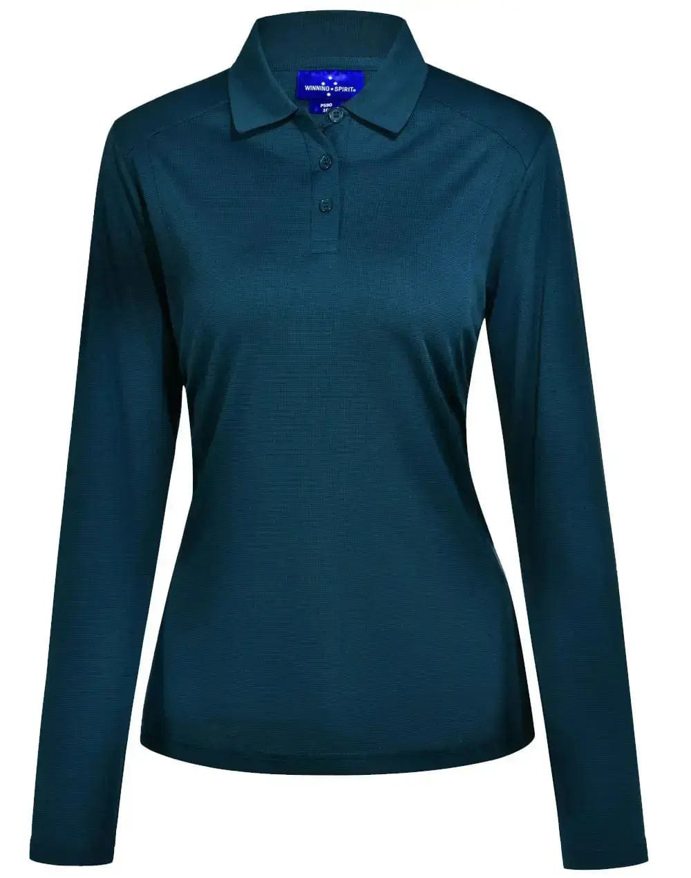 Women's Bamboo Charcoal Eco Fabric Long Sleeve Polo PS90