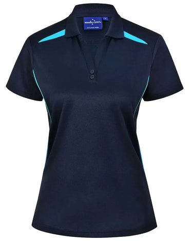 Women's Sustainable Poly/Cotton Contrast Polo Shirt PS94