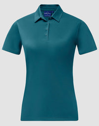 Women's Sustainable Jacquard Knit Polo Shirt PS96 Metro Workwear.