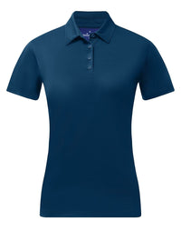 Women's Sustainable Jacquard Knit Polo Shirt PS96 Metro Workwear.