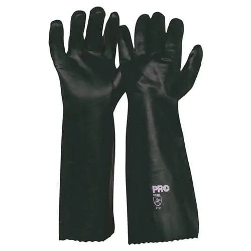 Pro Choice Green Pvc Double Dipped - Length 45cm X12 - PVC45DD PPE Pro Choice   