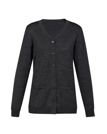 Biz Care  Womens Button Front Vest CK045LC Metro Workwear.